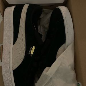 Puma Black Suede Sneakers